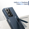 For Samsung Galaxy Z Fold5 Integrated Skin Feel Fold Holder Phone Case(Blue)
