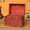 Antique Square Jewelry Storage Box Film And Television Props Wooden BoxSpecification 3 PCS / Set Retro Three-digit Lock