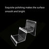 10 PCS Thickened Transparent Wallet Holder Plastic Phone Mask Display Stand Counter Display Stand,Specification: No. 3 3 Layer