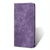 For Asus Zenfone 9 RFID Anti-theft Brush Magnetic Leather Phone Case(Purple)