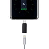 8 Pin Female to USB-C / Type-C Male Metal Shell Adapter(Black)