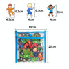Storytelling Puppet Stickers English Enlightenment Early Education Picture Book Teaching Kids(Blue)