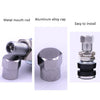 20 PCS Motorcycle Tubeless Tire Valve Stainless Steel Straight Mouth(TR161)