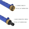 Garden Lawn Irrigation High Pressure Hose Spray Nozzle Car Wash Cleaning Tools (Yellow)