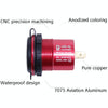 Metal Double USB Car Charger 5V 4.8A Aluminum Alloy Car Charger(Golden Shell Green Light With Terminal)