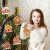 10pcs /Set Pink Series Christmas Decorations Pendants PVC Hanging Christmas Tree Ornaments Scene Arrangement Props