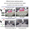 5 Inch Carplay Portable Surveillance Video Car Display, Specification: With White Two-way Camera Side-mounted