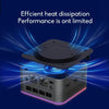T9 Plus N100 DDR5 8G+128G UK Plug 12th Alder Lake Dual Gigabit LAN+3 HDMI 4K HD Pocket Mini PC