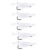 5pcs /Pack HENGJIA SO064 Imitation Grass Shrimp Dummy Bait Lua Fishing Soft Lures, Size: 4cm 1.5g(White)