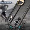 For Samsung Galaxy A36 5G Wristband Leather Back Phone Case(Black)