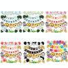 5170 Forest Animal Theme Children Birthday Decoration Balloon Set(Pink)