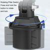 Universal Long Tube 3 Joints Adjustable Car Water Cup Position Cell Phone Holder(S0666A Silver)