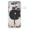 iPhone 11 Pro Back Cover Assembly (Silver) - With Side Keys & Wireless Charging
