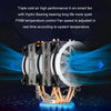 EVESKY 600 Desktop Computer 4 Copper Tube Mute CPU Cooling Fan, Color: Color Single Fan