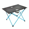 8249 Outdoor Ultra Light Aluminum Folding Table Small Portable Picnic Table(Blue)