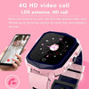 DF73 1.4 Inch 4G GPS Positioning Children Calling Watch With SOS Function(Blue)