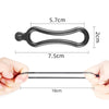 4pcs /Set Bicycle Headlight Silicone Strap Tail Light Fixed Leather