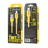 WK WDC-09i 2.4A USB to 8 Pin Silicone Data Cable, Length: 1.2m(Yellow)