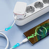 LDNIO A1204Q QC3.0 18W USB Fast Charger with 1m USB to 8 Pin Cable, Plug Type:US Plug(White Gold)