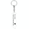 Fashion Keyring Gifts Engraved Drive Safe I Need You Here With Me Keychain Couples Boyfriend Girlfriend Jewelry Key Chain(Silver)