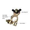 1 Pair T018 Automobile General Brass Battery Clamp Battery Connector Cable Connector