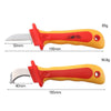 Resistant High Voltage Anti-Magnetic Insulated Plastic Tool, Style: Electrician Scimitar