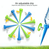 12 PCS Adjustable Valve Automatic Watering Device Water Seepage Device with Luminous Function, Random Color Delivery