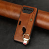 For Asus ROG Phone 7 / ROG7 Wristband Leather Back Phone Case(Brown)