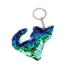 10 PCS PET Sequins Reflective Cat Keychain Bag Car Pendant, Colour: Rose Red 11