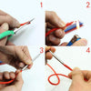 Umbrella Rope Needle Marlin Spike Bracelet DIY Weaving Tool, Specification: 7 PCS / Set Silver