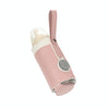 027 Leather Insulated Baby Bottle Cover Heating Bottle Bag, Size: Free Size(Pink)