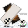 For Samsung Galaxy S24 Ultra 5G Shockproof Clear Gradient PC + TPU Phone Case(Black)