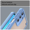 For Samsung Galaxy A26 5G Armor Glaze PC Hybrid TPU Phone Case(Blue)