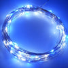 10m 5V 6W 500LM LED Silver String Light, USB Powered SMD-0603 Festival Lamp / Decoration Light Strip(Blue White Light)