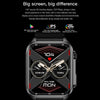 TK12 1.96 inch IP67 Waterproof Silicone Band Smart Watch Supports ECG / Remote Families Care / Bluetooth Call / Body Temperature Monitoring(Blue)