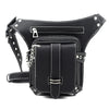 HG051 Steampunk Retro Waist Bag Outdoor One-Shoulder Messenger Bag(Black)