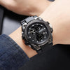 SKMEI 2031 Multifunctional Outdoor Waterproof Chronograph Men Sports Watch(Black)
