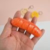 10 PCS Keychain Fungus PVC Simulation Vegetable Model Pendant Creative Play House Small Toys