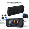 For Steam Deck V V4-1 Pocket Consoles Silicone Non-slip Protective Case with Holder Function(Red)