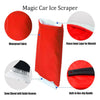 Automobile Supplies Car Snow / Ice Shovel with Protective Sleeve for Cold Winter(Red)