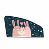 Automobile Sunshade Car Windows Sun Protection And Heat Insulation Magnetic Telescopic Side Curtains(Auspicious Three Treasures Driving Position)