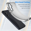 For Samsung Galaxy A35 5G Frosted Translucent TPU Hybrid PC Full Coverage Phone Case(Black)