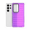 For Samsung Galaxy S25 Ultra 5G High Transparency TPU Hybrid PC Airbag Phone Case(Transparent Purple)