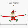 Christmas Decoration Fairy Curtain Buckle Door Hanging(Red)