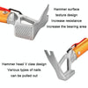 Outdoor Camping Multifunctional Tent Ground Nail Hammer(Silver)