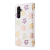 For Samsung Galaxy A24 5G Bronzing Painting RFID Leather Phone Case(Bloosoming Flower)
