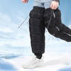 Electric Bicycle Winter Motorcycle Windshield Waterproof Warm Leg Cover Plus Velvet Padded Knee Pads, Size:60cm Standard(Black)