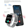 AK58 1.96 inch Screen Bluetooth Smart Watch, Steel Band, Support Health Monitoring & 100+ Sports Modes(Gold)
