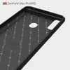 Brushed Texture Carbon Fiber Shockproof TPU Case for ASUS Zenfone Max Pro(M2) (Red)