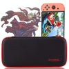 DOBE For Nintendo Switch Game Console Travel Carrying Storage Box Zipper Protective Bag Holder Shell, Size: 26.0 x 12.5 x 4.0cm(Black + Red)